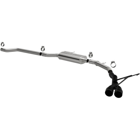 Magnaflow Perf Exhaust Exhaust System - Street Series - Cat-Back - Dual Exit - 2-1/2 in Diameter - 3-1/2 in Black Tips
