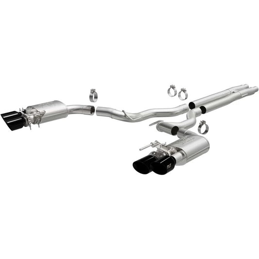 Magnaflow Perf Exhaust Exhaust System - Competition Series - Cat-Back - 3 in Diameter - Dual Rear Exit - 4.5 in Black