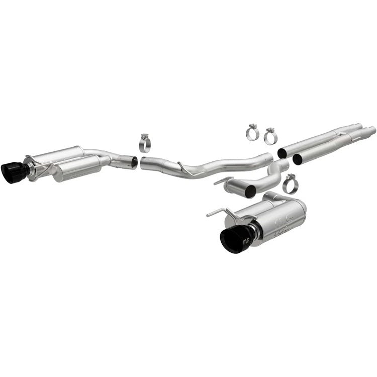 Magnaflow Perf Exhaust Exhaust System - Competition Series - Cat-Back - 3 in Diameter - Dual Rear Exit - 4.5 in Black