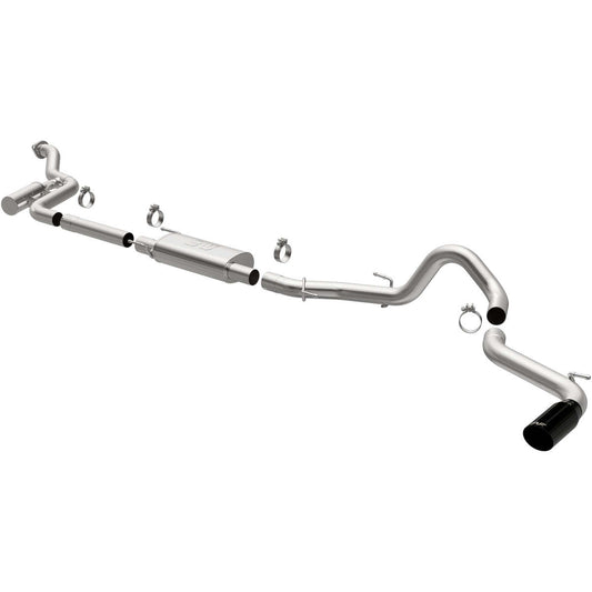 Magnaflow Perf Exhaust Exhaust Series - SPEQ Series - Cat-Back - Single Exit - 3 in Diameter - 4 in Black Chrome Tip -