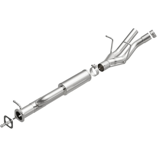 Magnaflow Perf Exhaust Muffler - D-Fit - 3 in Center Inlet - Dual 3 in Outlets - Stainless - Natural - 3.0 L - Ram