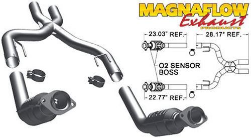 Magnaflow Perf Exhaust 07-09 Mustang 5.4L Cat Converter