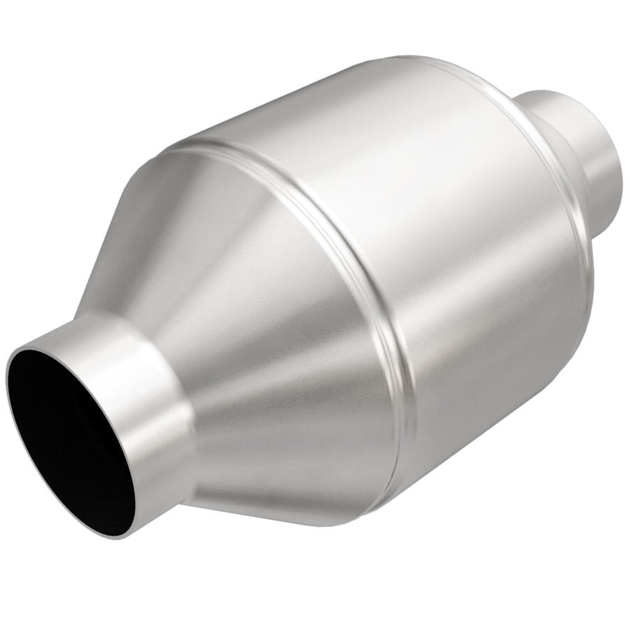 Magnaflow Perf Exhaust Catalytic Converter - OEM Grade - 3 in Inlet - 3 in Outlet - Round - 8.75 in Long - Stainless -