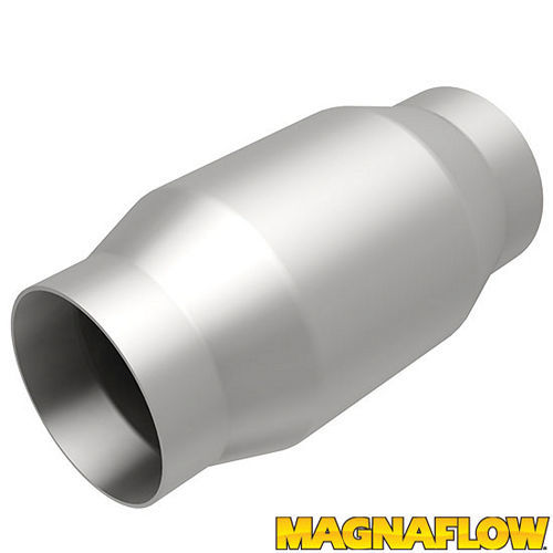 Magnaflow Perf Exhaust Catalytic Converter - Universal-Fit - 3 in Inlet - 3 in Outlet - Round - 4 in Diameter Case - 8