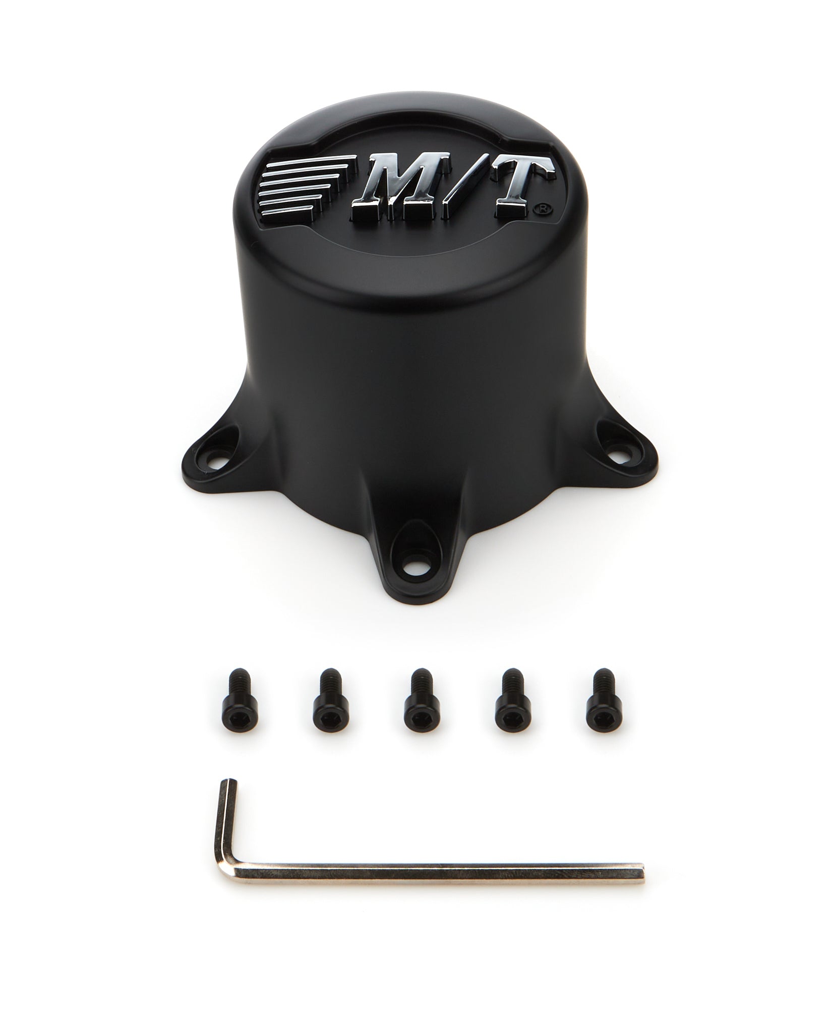Mickey Thompson Wheel Center Cap - Classic III - 3.346 in OD - Closed End - Bolt-On - Plastic - Satin Black Paint -