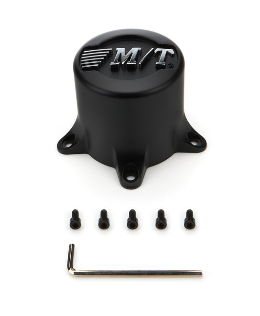 Mickey Thompson Wheel Center Cap - Classic III - 3.346 in OD - Closed End - Bolt-On - Plastic - Satin Black Paint -
