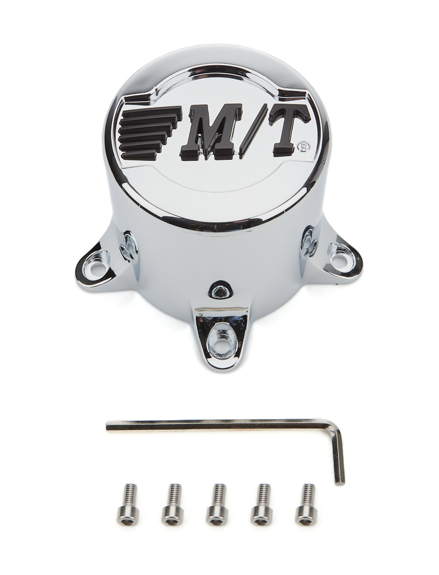 Mickey Thompson Wheel Center Cap - Classic III - 3.346 in OD - Closed End - Bolt-On - Plastic - Polished - Mickey