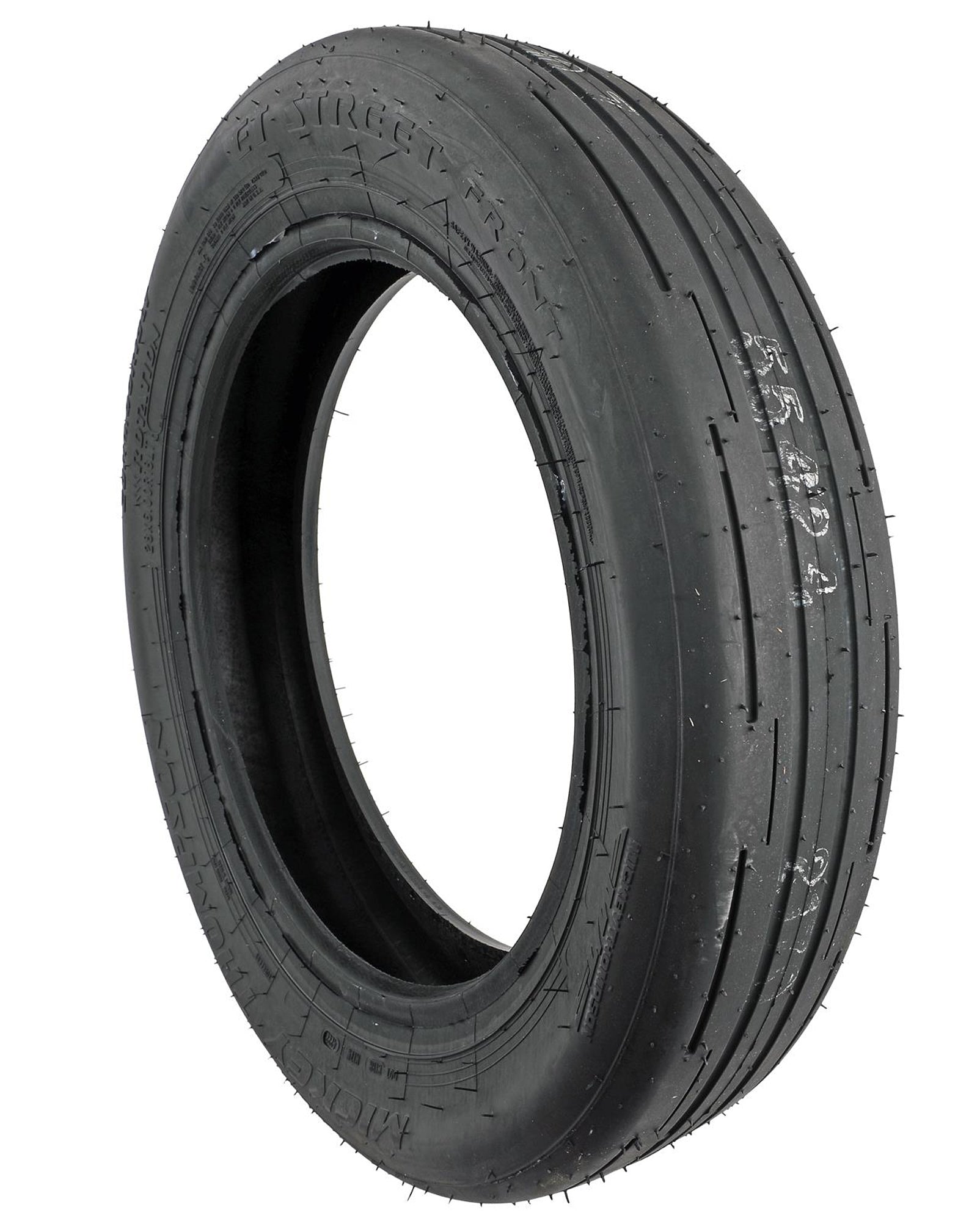 Mickey Thompson Tire - ET Street Front - 28.0X6.00R-18LT - Radial - DOT Approved - Black Sidewall - Each