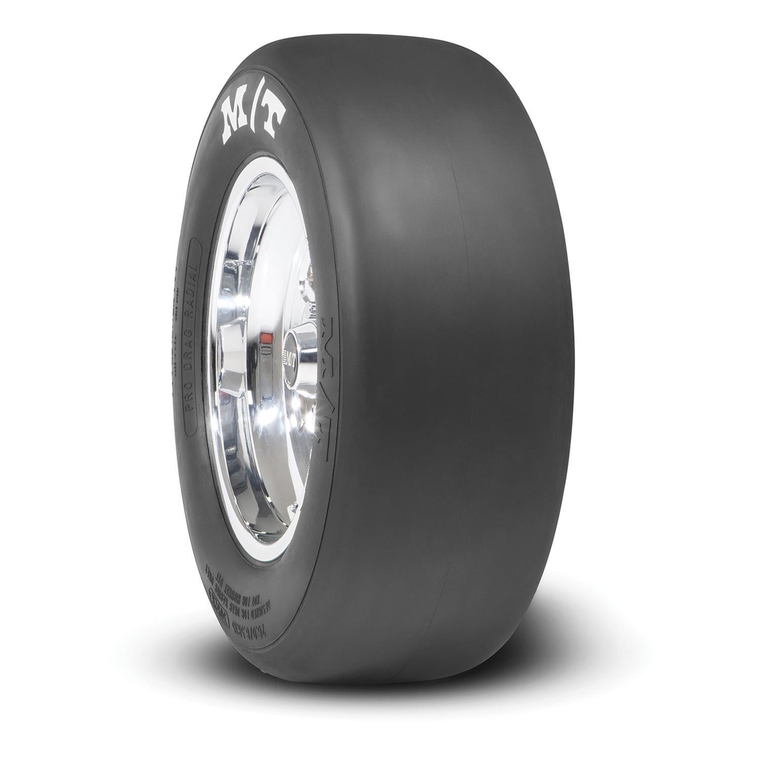 Mickey Thompson Tire - ET Drag Pro Drag Radial - 26.0 X 8.5R-15 - Radial - R1 Compound - Wide Tread - White Letter