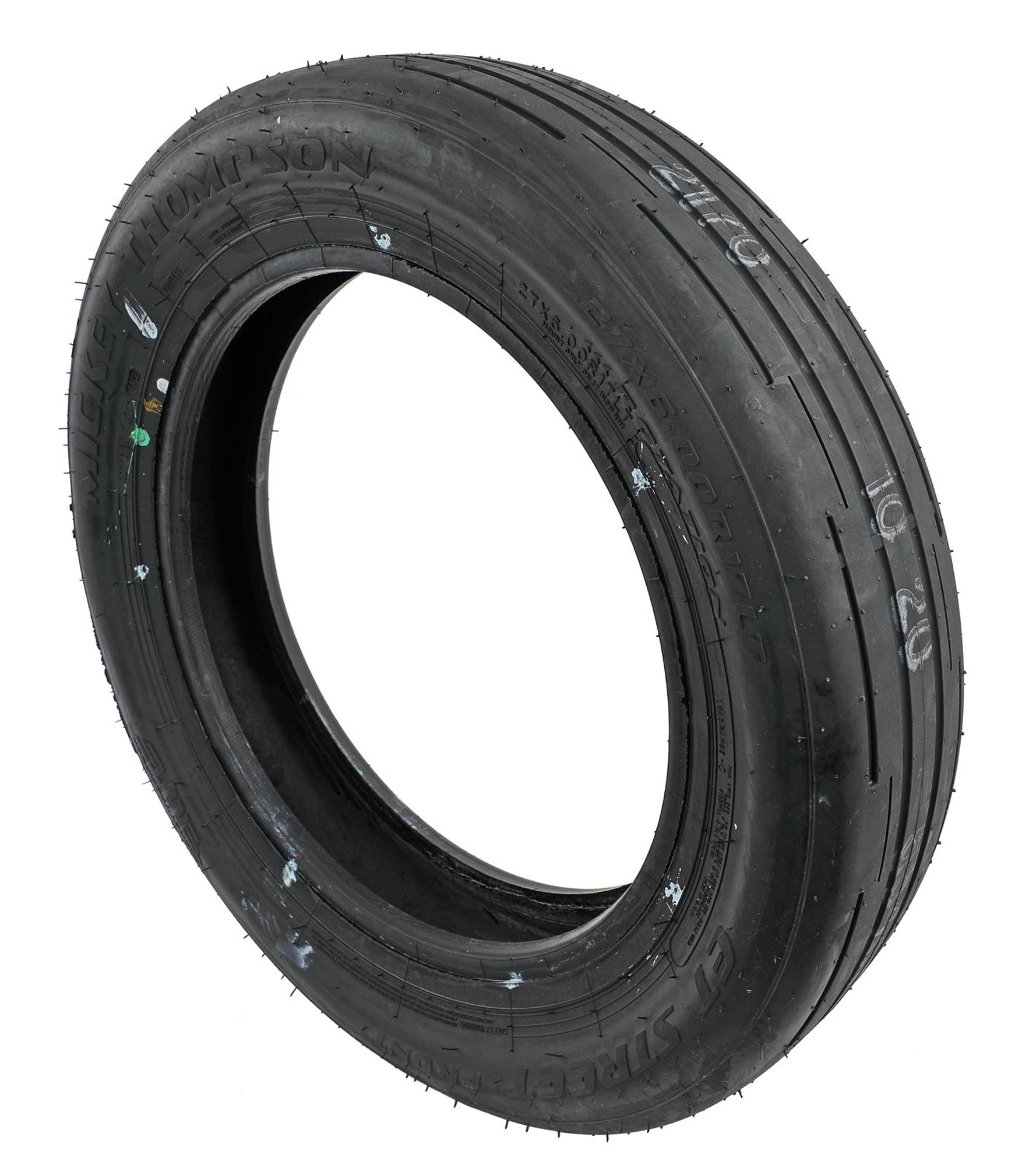 Mickey Thompson Tire - ET Street Front - 27.0X6.00R-17LT - Radial - DOT Approved - Black Sidewall - Each