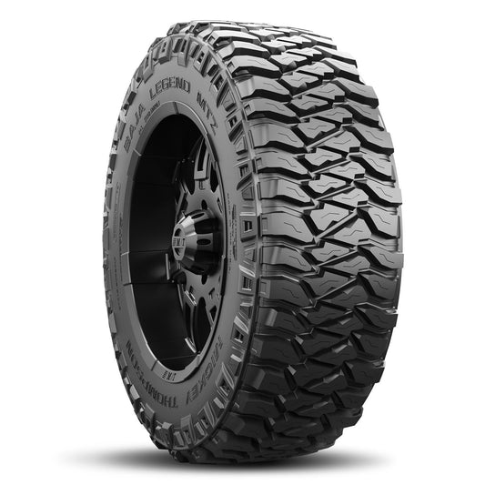 Mickey Thompson Tire - Baja Legend MTZ - 37.0 X 13.50R-17LT - Radial - 3195 lbs Max Load - White Letter Sidewall - Each