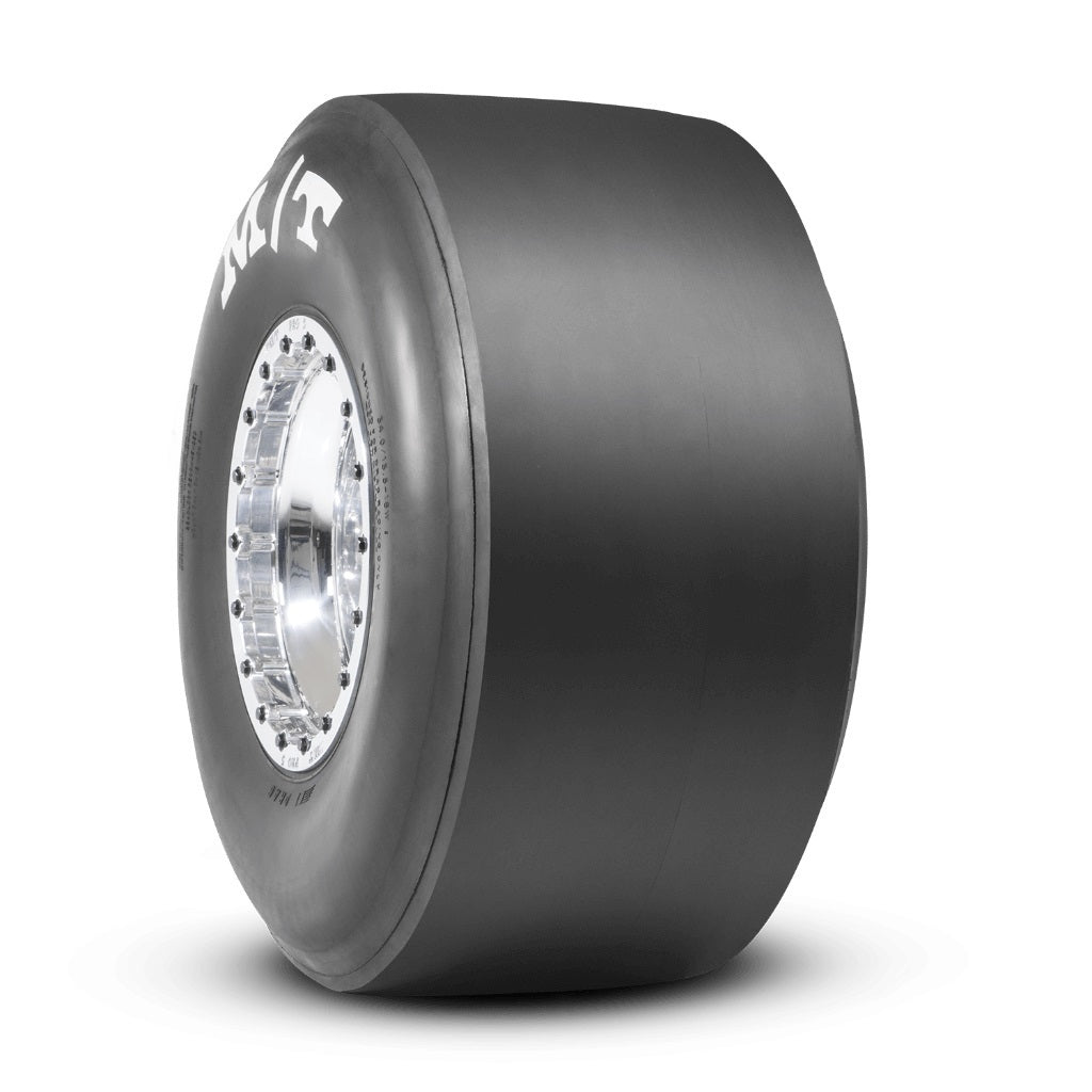 Mickey Thompson Tire - ET Drag - 33.5 X 16.5-16 - Bias-Ply - X8 Compound - White Letter Sidewall - Each
