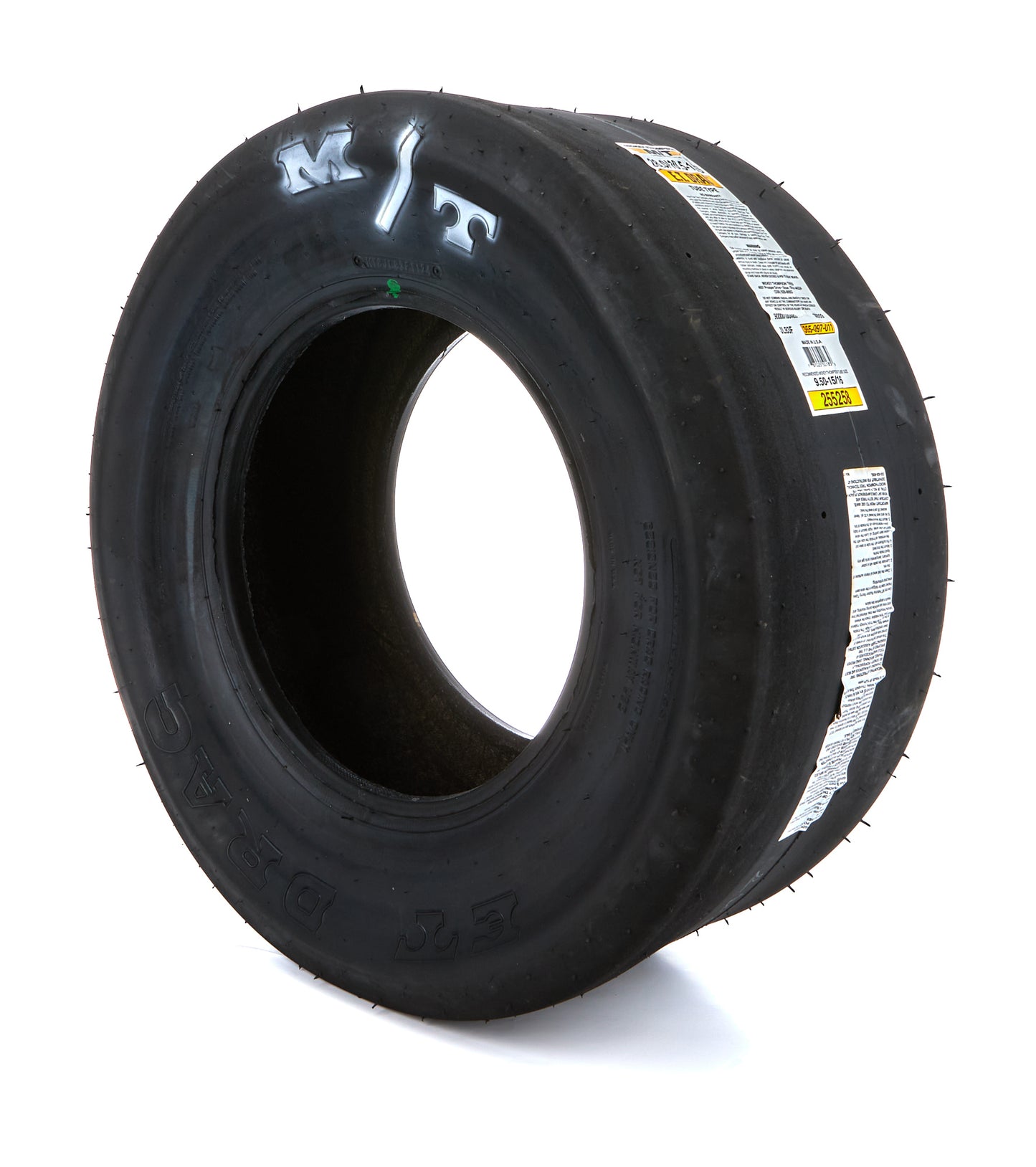 Mickey Thompson Tire - ET Drag - 28.0 X 10.5-15S - Bias-Ply - L8 Compound - Stiff Sidewall - White Letter Sidewall -