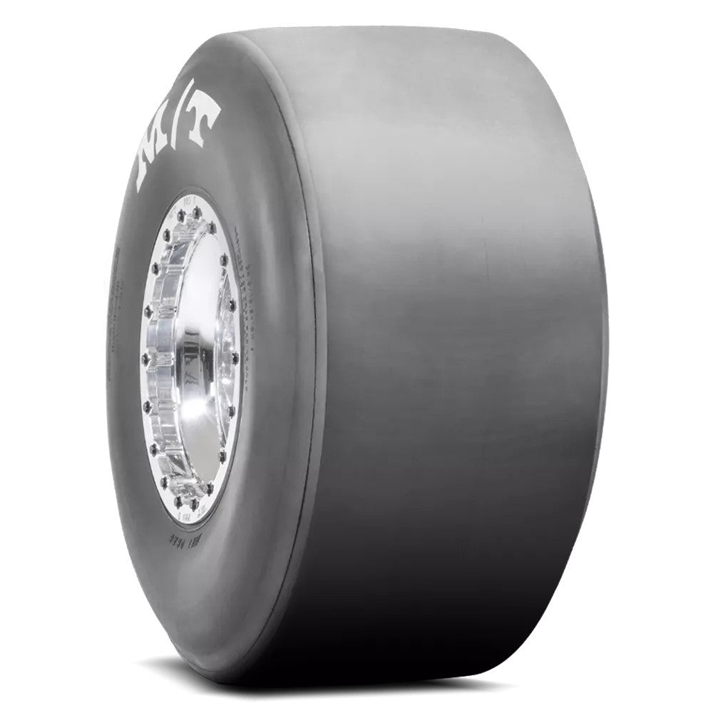 Mickey Thompson Tire - ET Drag - 33.0 x 15.0-15S - Bias-Ply - L8 Compound - Stiff Sidewall - White Letter Sidewall -