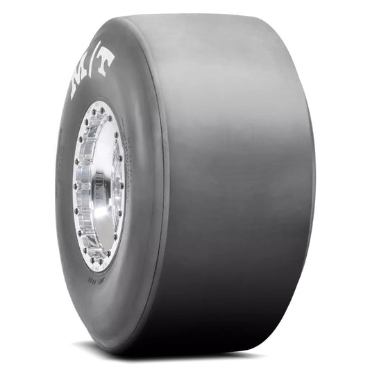 Mickey Thompson Tire - ET Drag - 33.0 x 15.0-15S - Bias-Ply - L8 Compound - Stiff Sidewall - White Letter Sidewall -