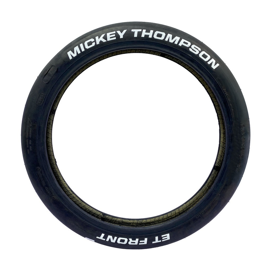 Mickey Thompson Tire - ET Front - 22.0 x 2.5-17 - Bias-Ply - White Letter Sidewall - Each