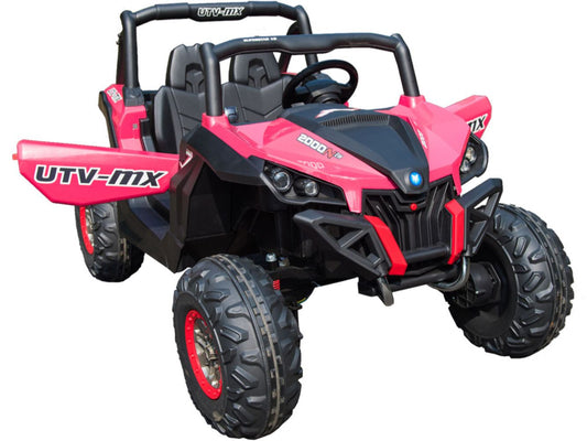 MotoTec UTV 4x4 12V Pink (2.4ghz RC)