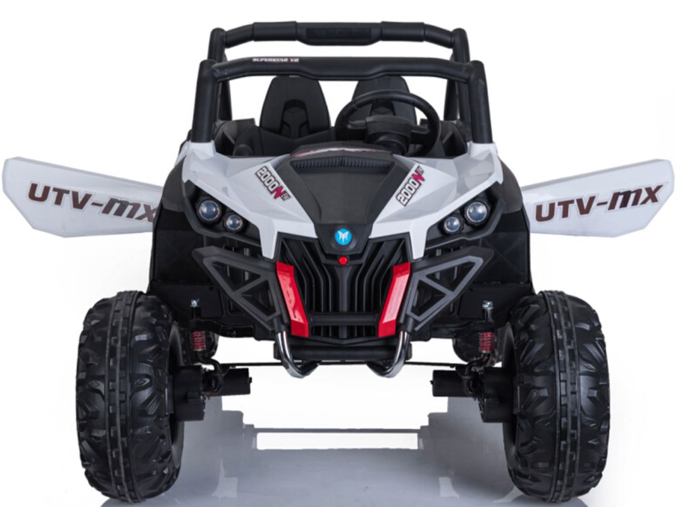 MotoTec UTV 4x4 12V White (2.4ghz RC) - view 3