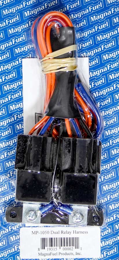 Magnafuel/Magnaflow Fuel Systems Relay Switch - Dual - Single Pole - 30 amps - 12V - Wiring Included - Universal - Kit