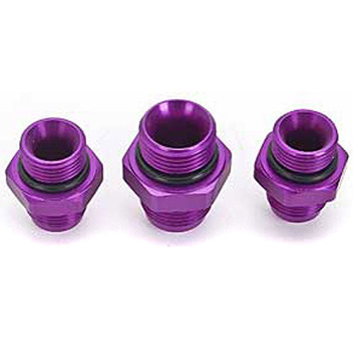 Magnafuel/Magnaflow Fuel Systems Regulator Fitting Kit - Straight - One 10 AN Male to 10 AN Male O-Ring - Two 8 AN