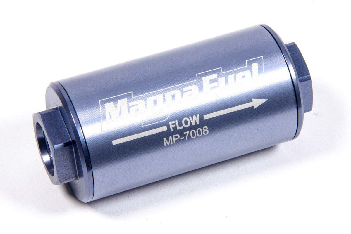 Magnafuel/Magnaflow Fuel Systems Fuel Filter - In-Line - 25 Micron - Stainless Element - 10 AN Female O-Ring Inlet -