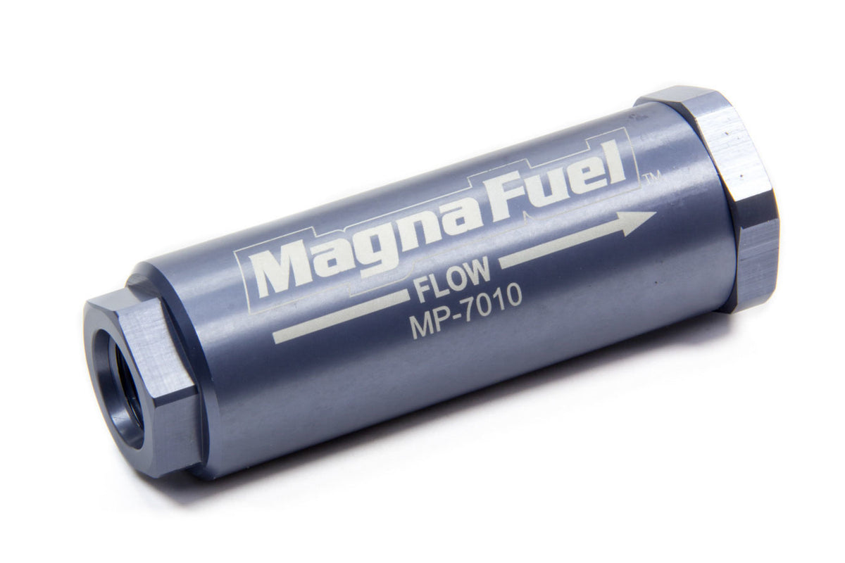 Magnafuel/Magnaflow Fuel Systems Fuel Filter - In-Line - 25 Micron - Stainless Element - 8 AN Female O-Ring Inlet - 8
