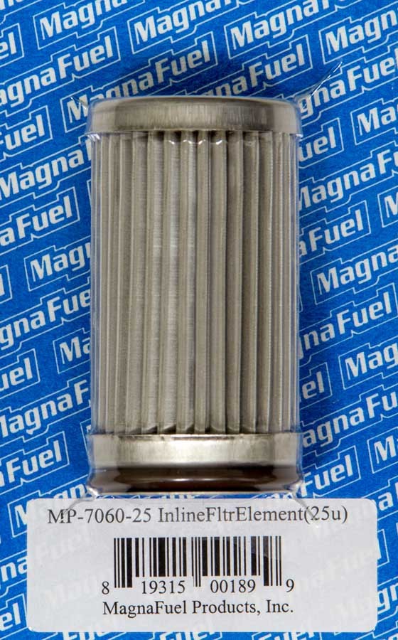 Magnafuel/Magnaflow Fuel Systems Fuel Filter Element - 25 Micron - Stainless Element - Magnafuel In-Line Fuel Filters