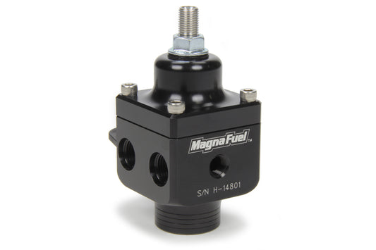 Magnafuel/Magnaflow Fuel Systems Fuel Pressure Regulator - 4 Port - 4 to 12 psi - In-Line - 10 AN O-Ring Inlet - Four