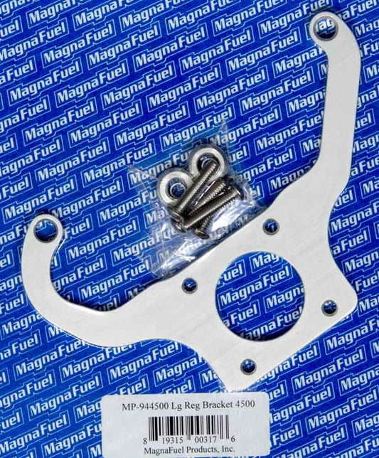 Magnafuel/Magnaflow Fuel Systems Fuel Pressure Regulator Bracket - Single Regulator - Aluminum - Natural - Magnafuel