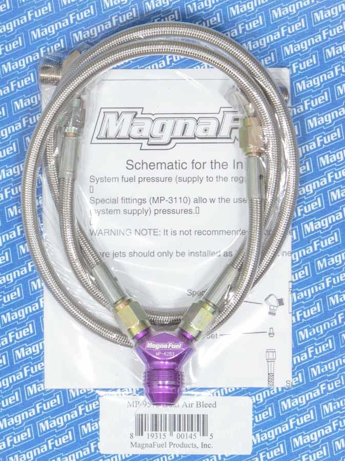 Magnafuel/Magnaflow Fuel Systems Fuel System Air Bleed - Dual Air Bleeds - Kit