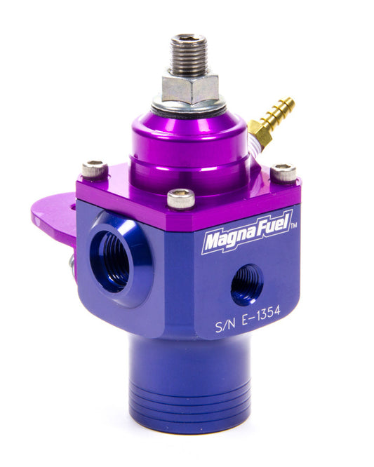 Magnafuel/Magnaflow Fuel Systems Fuel Pressure Regulator - 4 to 12 psi - In-Line - 10 AN O-Ring Inlet - Dual 6 AN