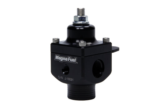 Magnafuel/Magnaflow Fuel Systems Fuel Pressure Regulator - 4 to 12 psi - In-Line - 10 AN O-Ring Inlet - Dual 8 AN