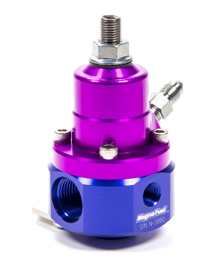 Magnafuel/Magnaflow Fuel Systems Fuel Pressure Regulator - QuickStar EFI Boost - 35 to 85 psi - In-Line - 8 AN O-Ring