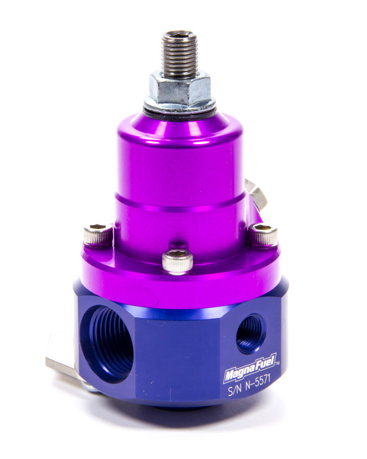 Magnafuel/Magnaflow Fuel Systems Fuel Pressure Regulator - QuickStar EFI - 35 to 85 psi - In-Line - 8 AN O-Ring Inlets