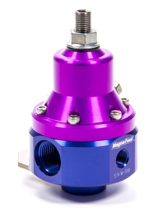 Magnafuel/Magnaflow Fuel Systems Fuel Pressure Regulator - ProStar EFI - 35 to 85 psi - In-Line - 8 AN O-Ring Inlets -