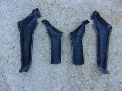 1964 Chevelle Front Fiberglass Bumper Mounting Brackets (4 Pieces) - Glasstek MS042 - view 2
