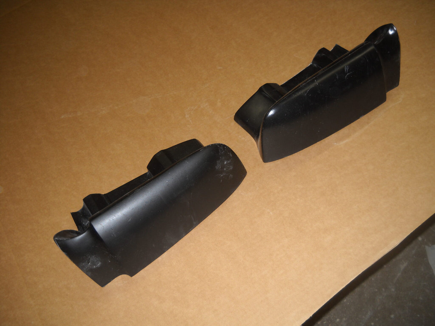 1964 Fiberglass GTO / Lemans / Tempest Rear Tail Light Quarter Extension Pieces (Pair) - Glasstek MS045 - view 4