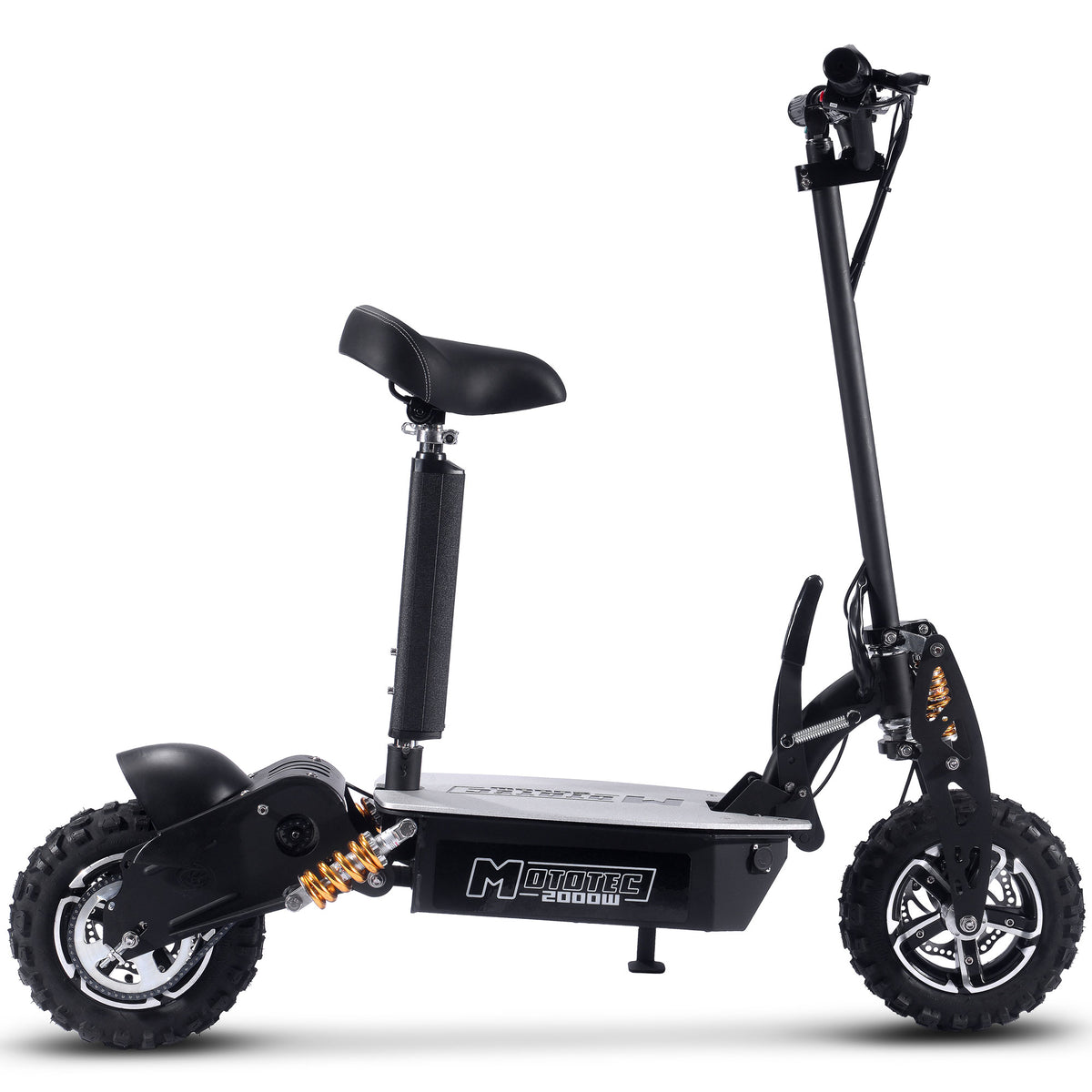 MotoTec 2000W 48V Electric Scooter Black - view 5