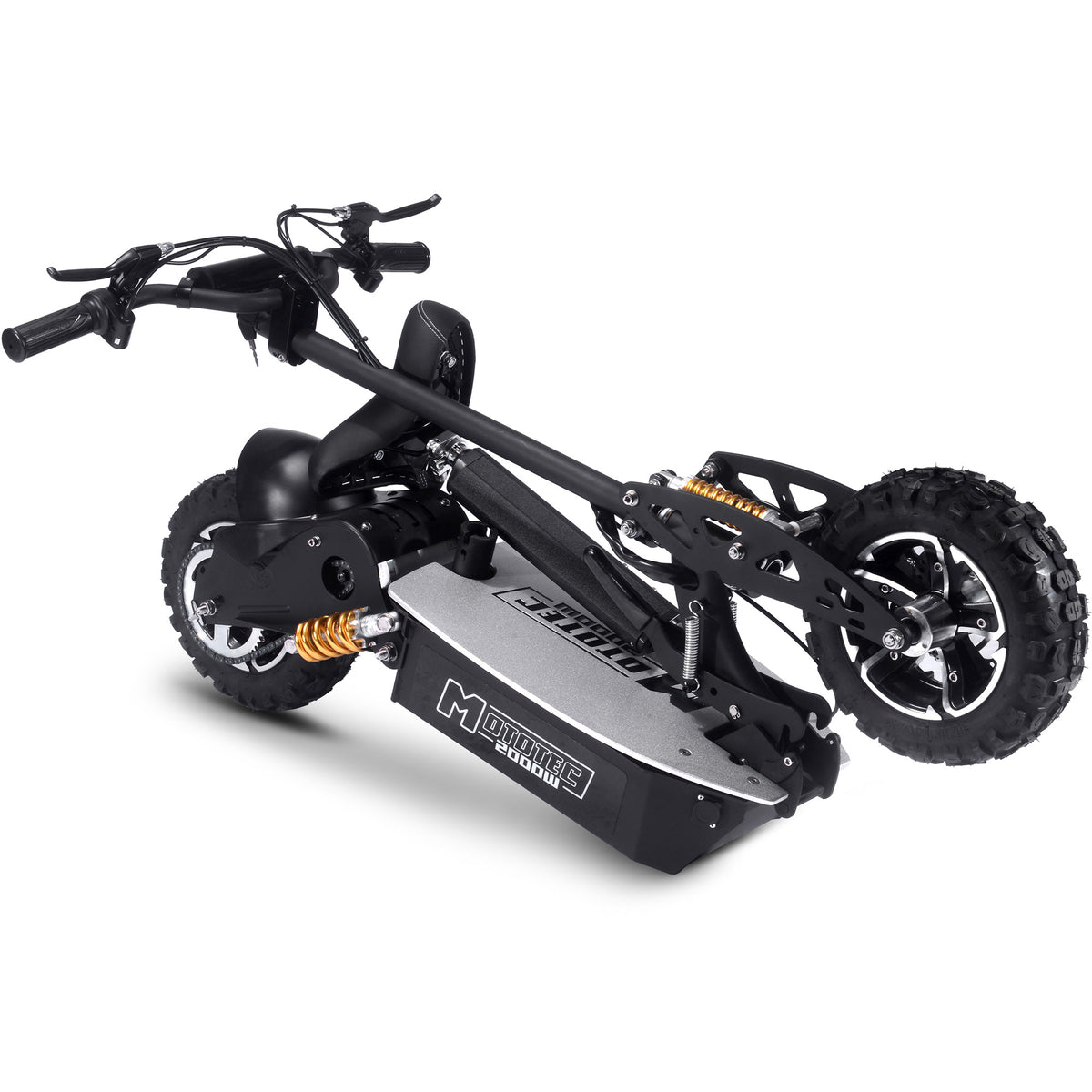 MotoTec 2000W 48V Electric Scooter Black - view 7