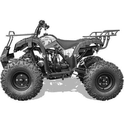 MotoTec Bull 125cc 4-Stroke Kids Gas ATV Black - view 6