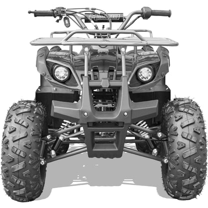 MotoTec Bull 125cc 4-Stroke Kids Gas ATV Black - view 8