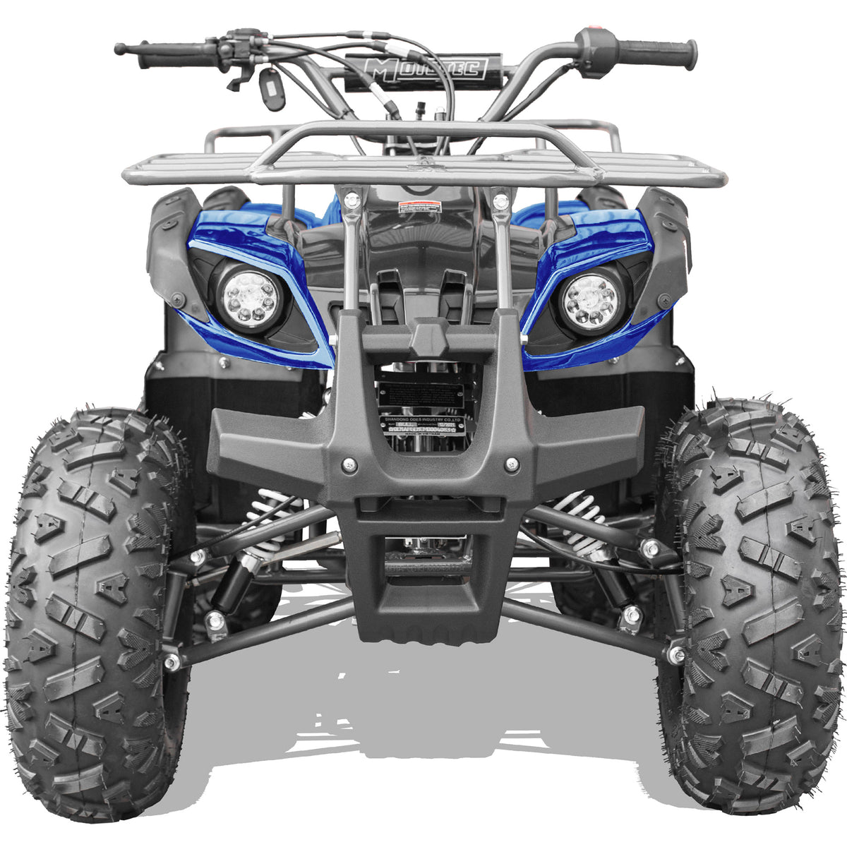 MotoTec Bull 125cc 4-Stroke Kids Gas ATV Blue - view 8