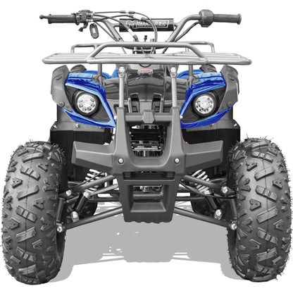 MotoTec Bull 125cc 4-Stroke Kids Gas ATV Blue - view 8