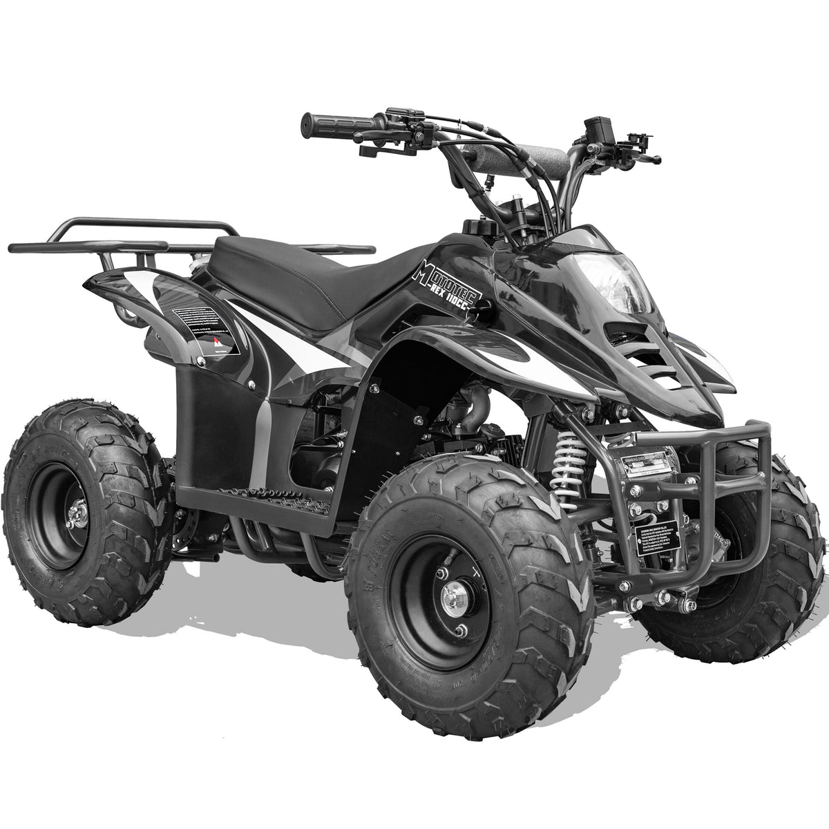 MotoTec Rex 110cc 4-Stroke Kids Gas ATV Black - view 4
