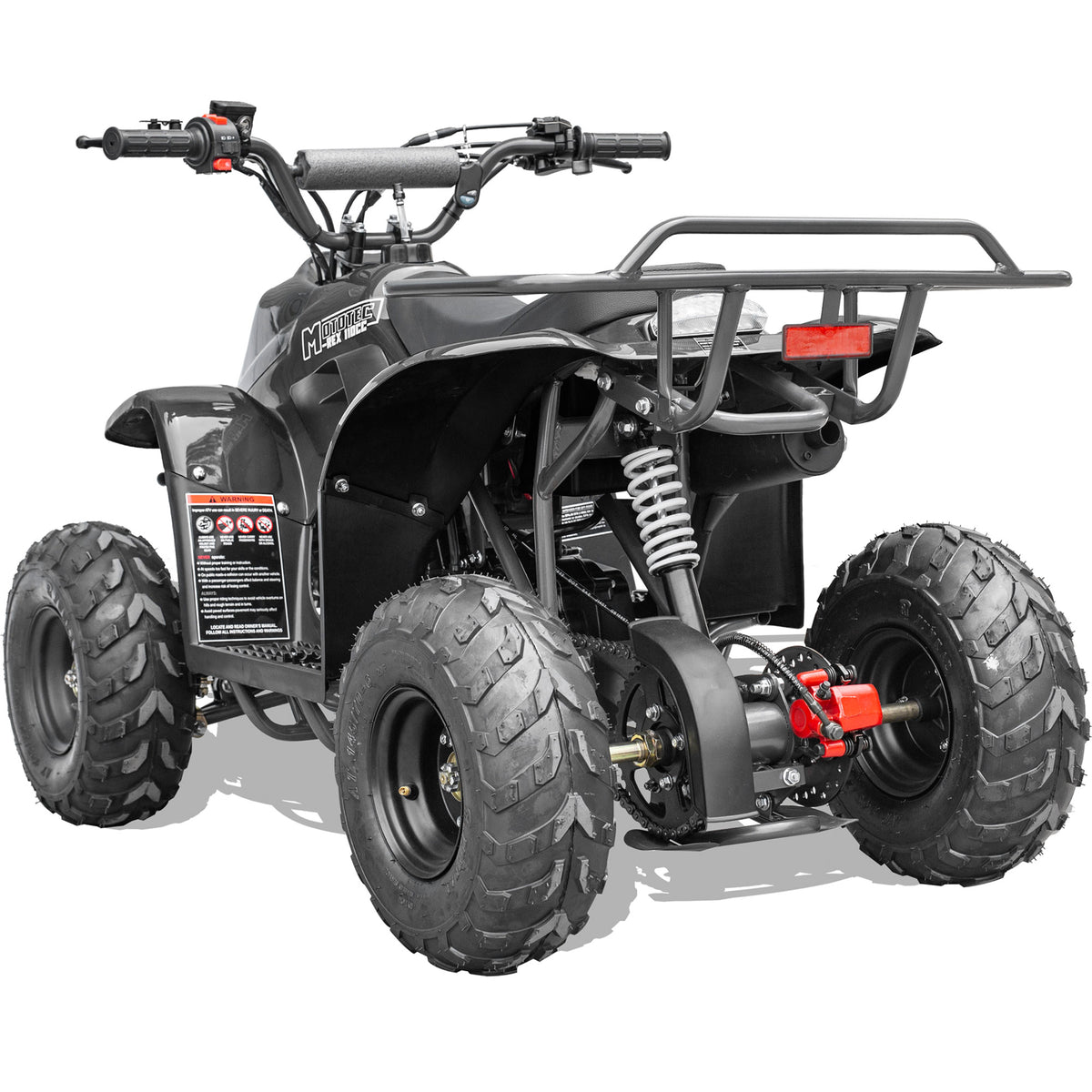 MotoTec Rex 110cc 4-Stroke Kids Gas ATV Black - view 8
