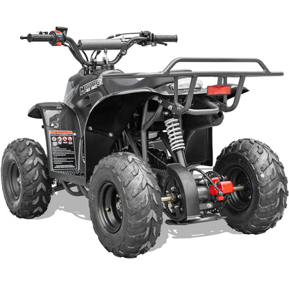 MotoTec Rex 110cc 4-Stroke Kids Gas ATV Black - view 8