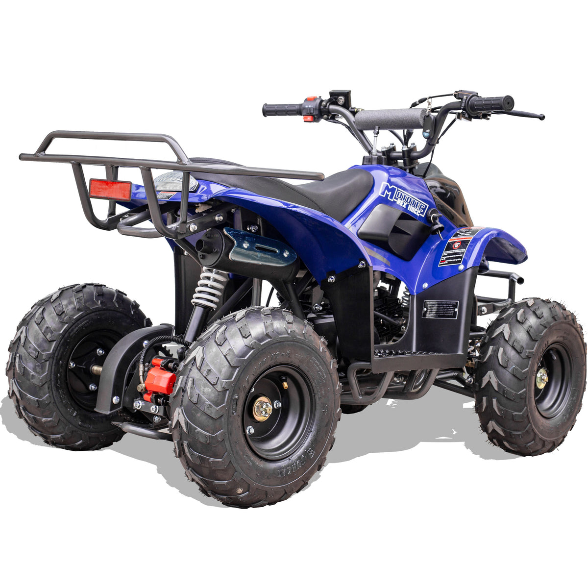 MotoTec Rex 110cc 4-Stroke Kids Gas ATV Blue - view 5