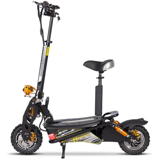 MotoTec Ares 48V 1600W Electric Scooter Black - view 2