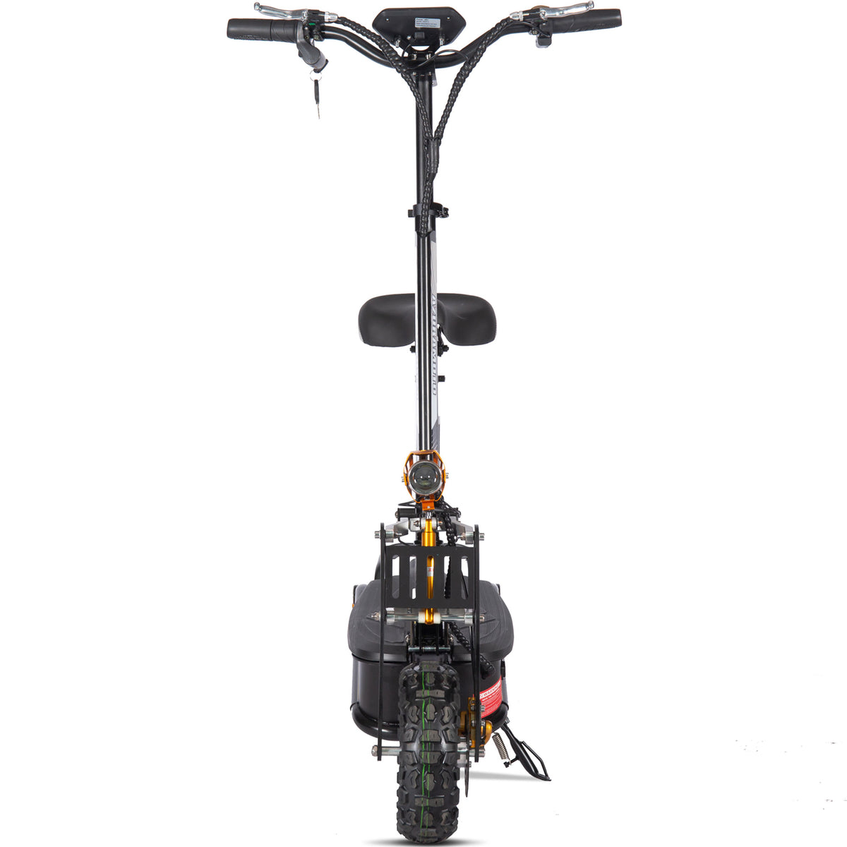 MotoTec Ares 48V 1600W Electric Scooter Black - view 8