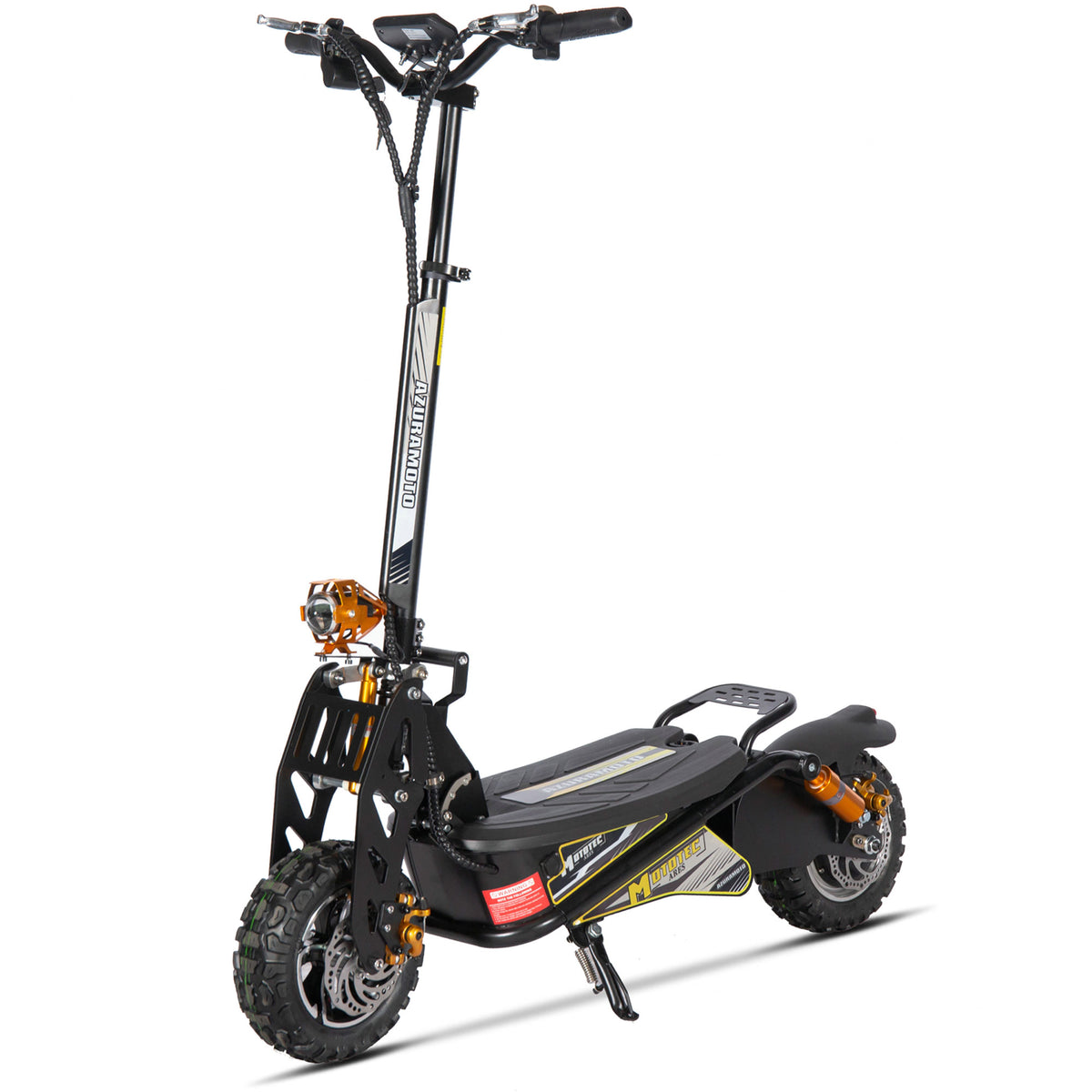 MotoTec Ares 48V 1600W Electric Scooter Black - view 9